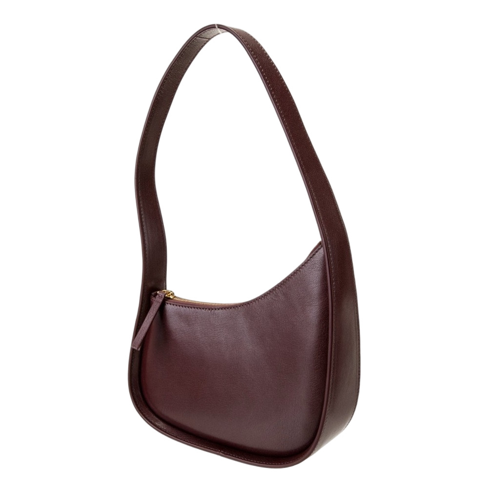 The Row Half Moon Bag with Duster - Rare burgundy leather  Shoulder Bag - Picture 4 of 7